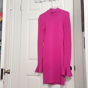 Vintage Michael Kors XS mockneck dress in pink